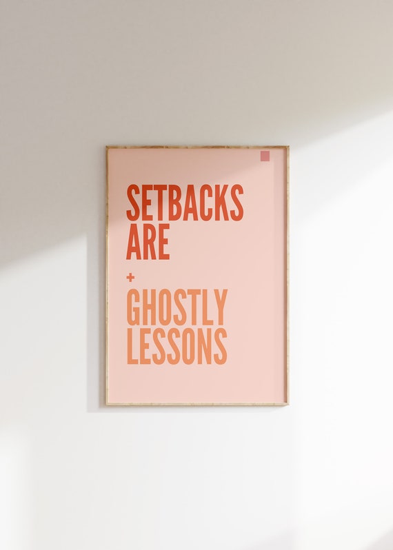 Vintage Halloween Empowerment Quote Setbacks Print Retro Funny Decor Instant