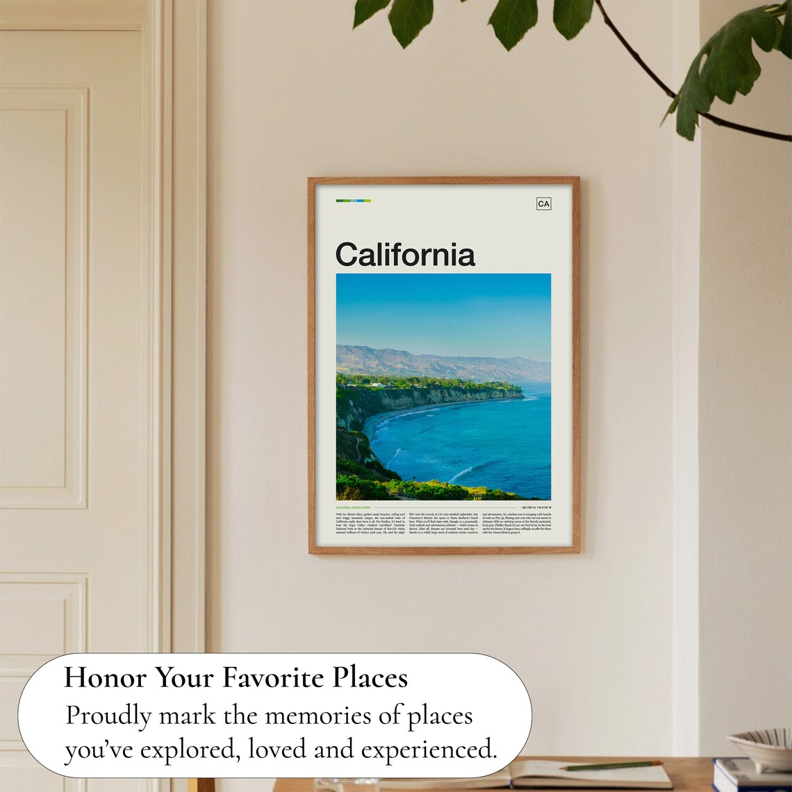California Travel Poster, USA Travel Wall Art - Image 5