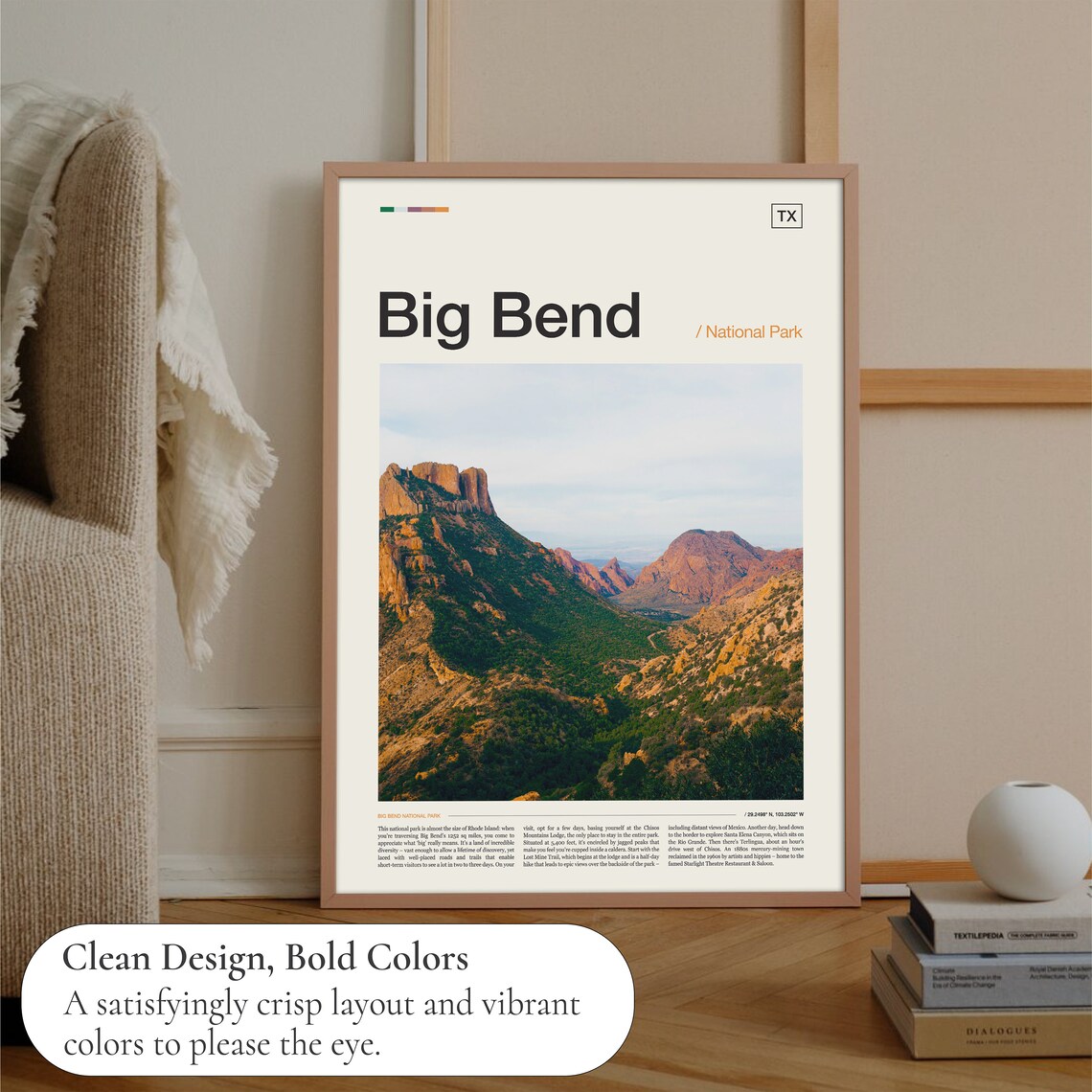 Big Bend National Park Travel Poster - Image 3