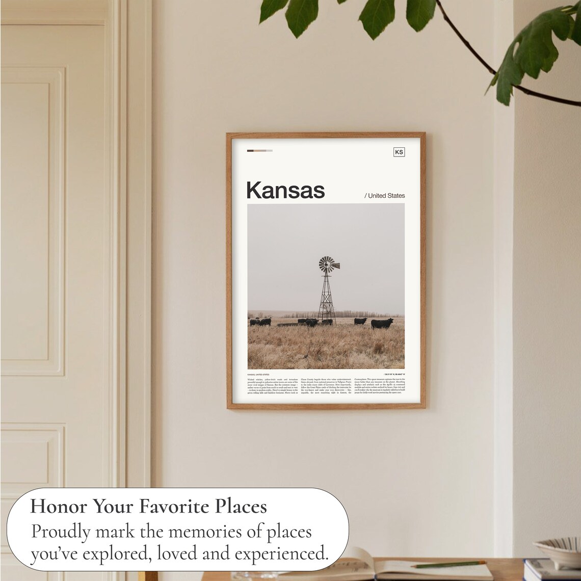 Kansas Photography Travel Poster Print - Image 5