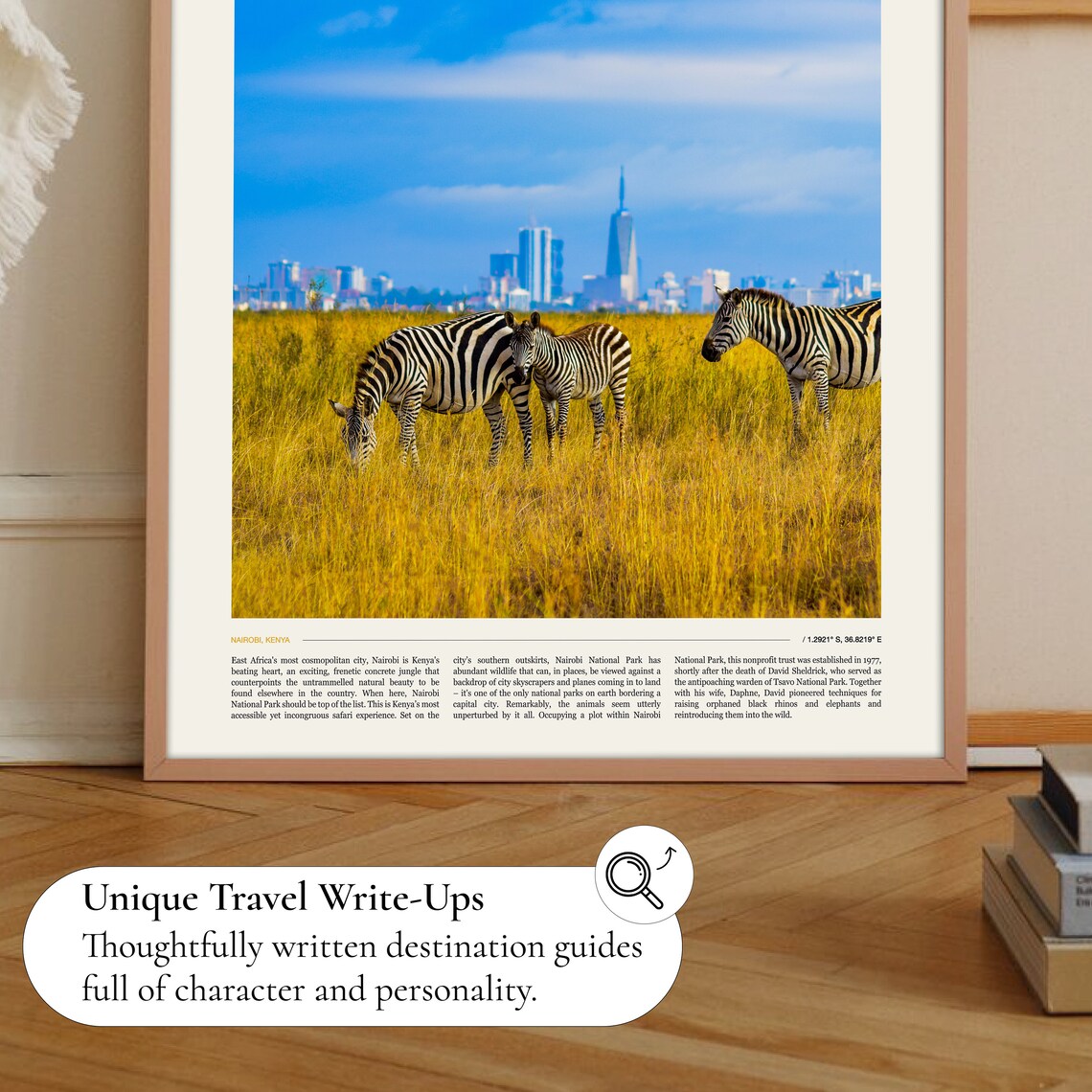 Nairobi Poster, Kenya Travel Poster Art Print - Image 2