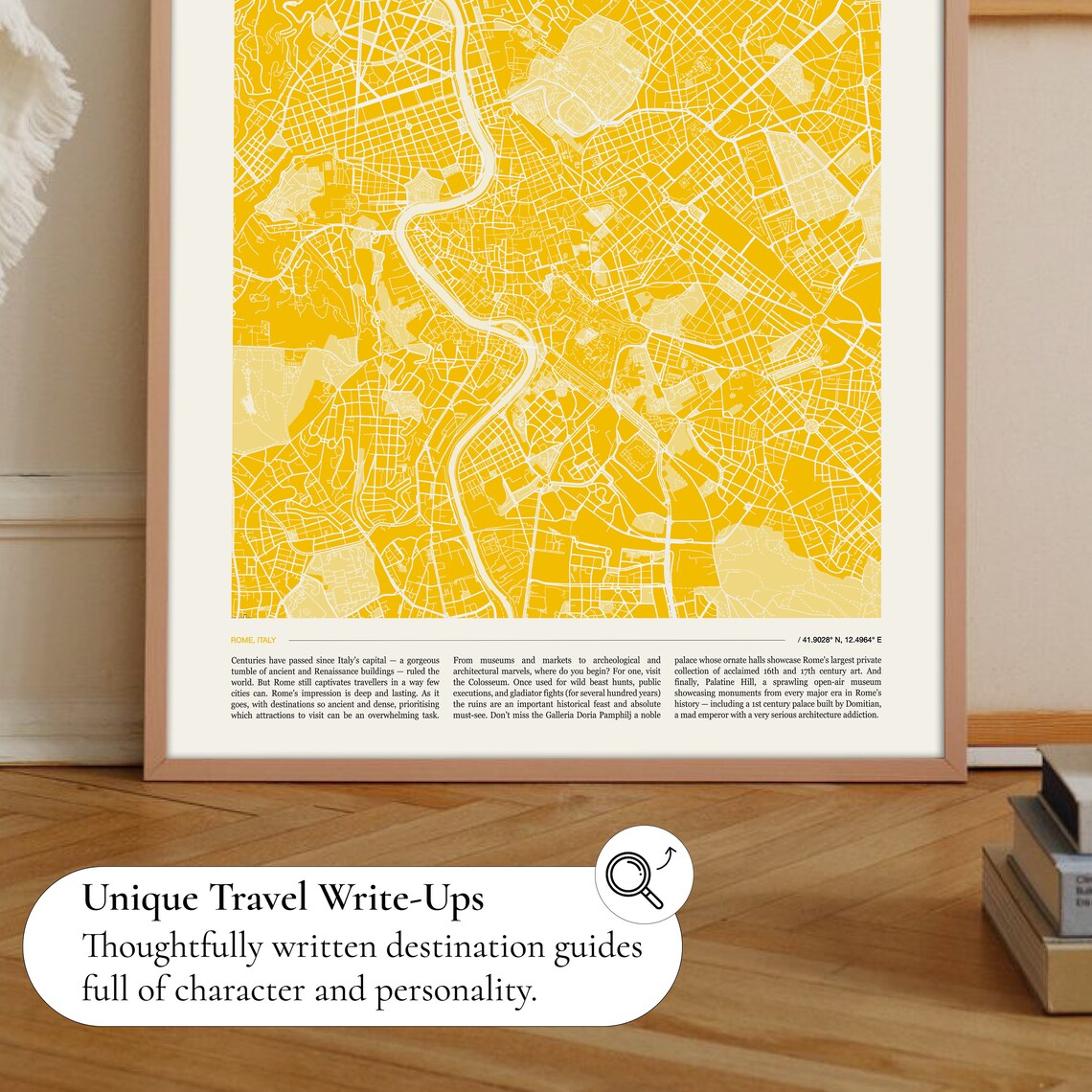 Rome Map Print, Italy Travel Poster - Image 2