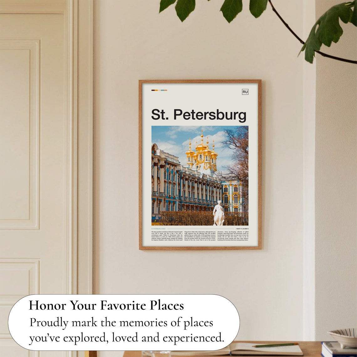 St Petersburg Poster St Petersburg Wall Art St Petersburg Print St Petersburg Art Print St Petersburg Travel St Petersburg Photo - Image 5