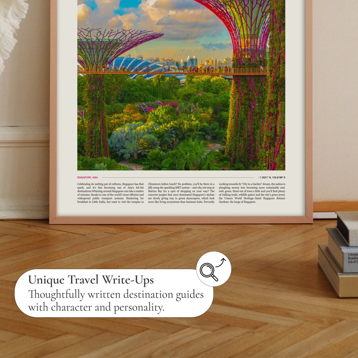 Singapore Travel Poster, Asia City Wall Art Print - Image 2