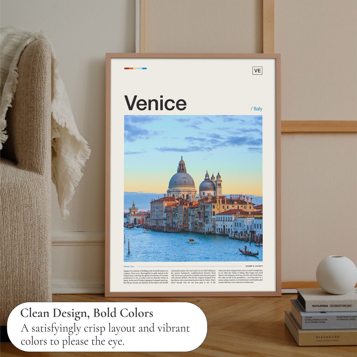 Venice Travel Poster, Italy Place Art Print - Image 3
