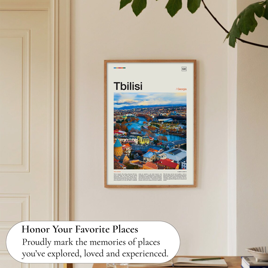 Tbilisi Georgia Travel Poster - Image 5