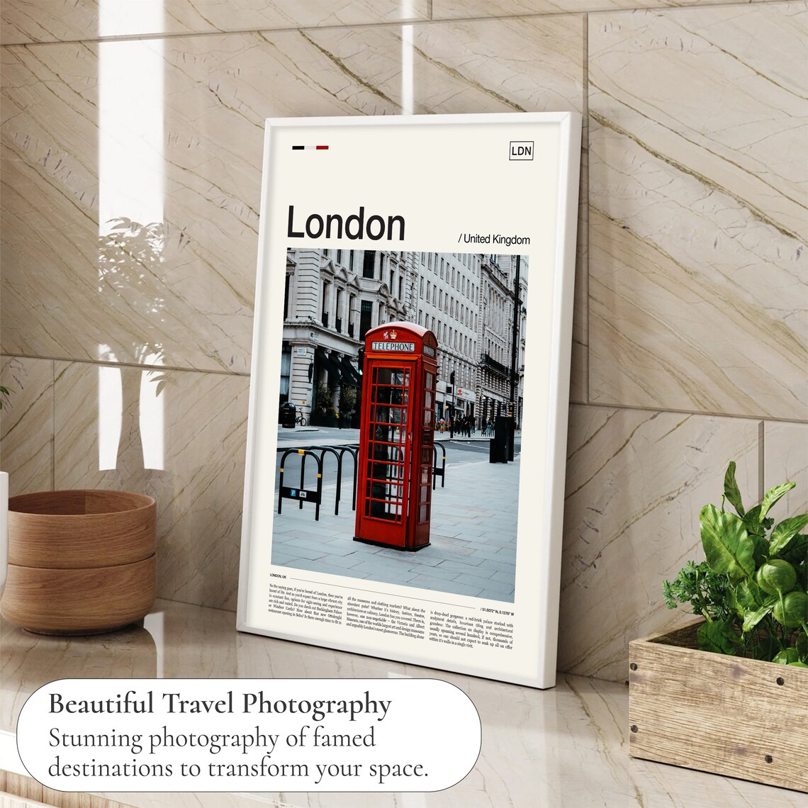 London Travel Poster, City Photography Art Print - Image 4