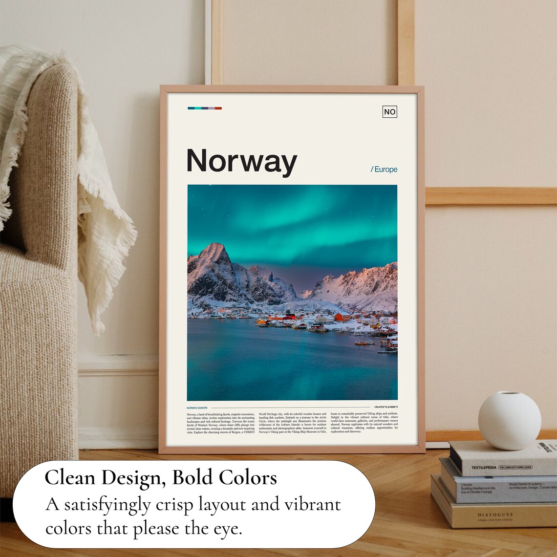 Norway Art Norway Gifts Norway Photography Norwegian Decor Norway Poster Norway Travel Poster Scandinavian Art Scandinavian Print - Image 3