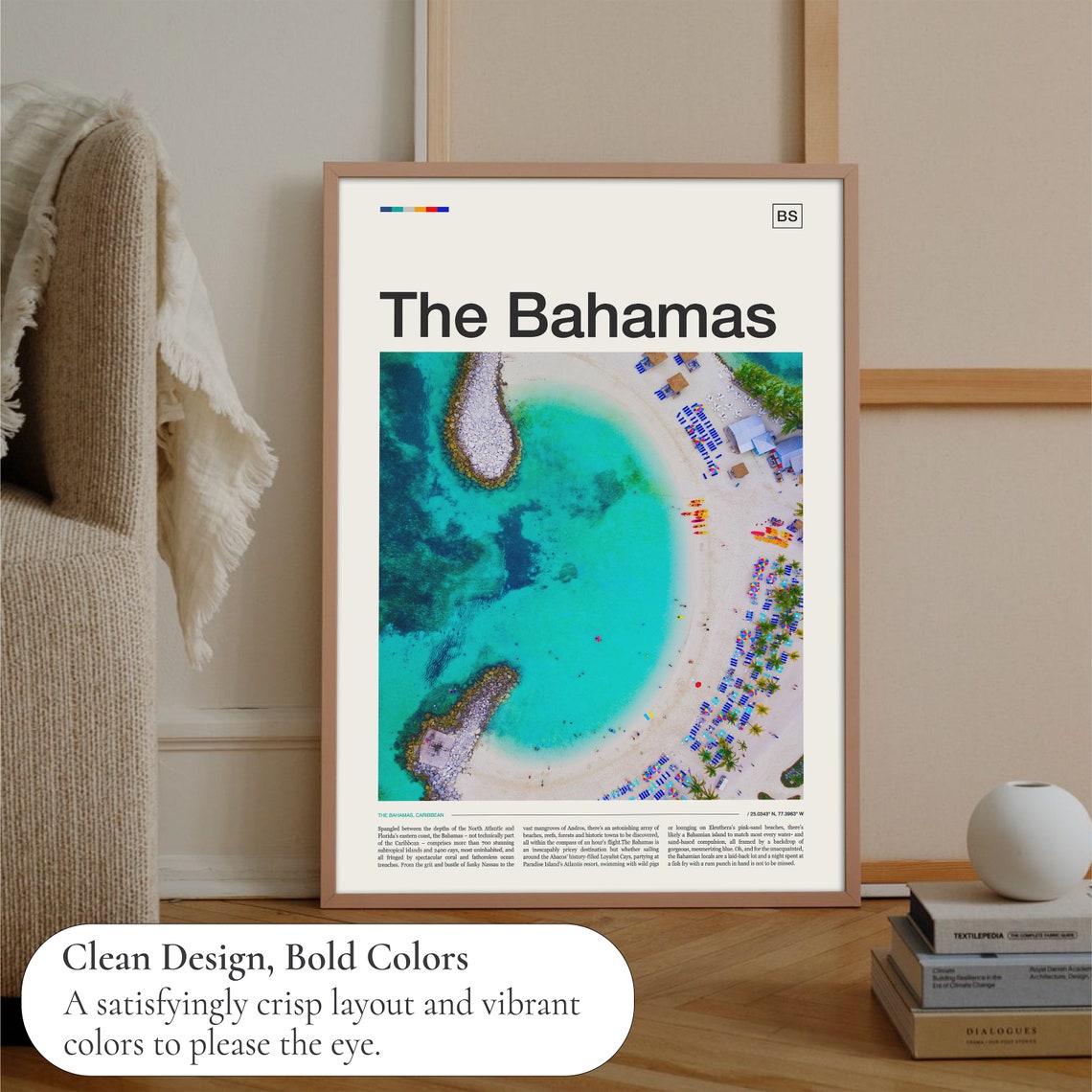 Bahamas Print Bahamas Art Print Bahamas Wall Art Bahamas Poster Bahamas Travel Print Bahamas Gift Bahamas Photo Bahamas Picture - Image 3