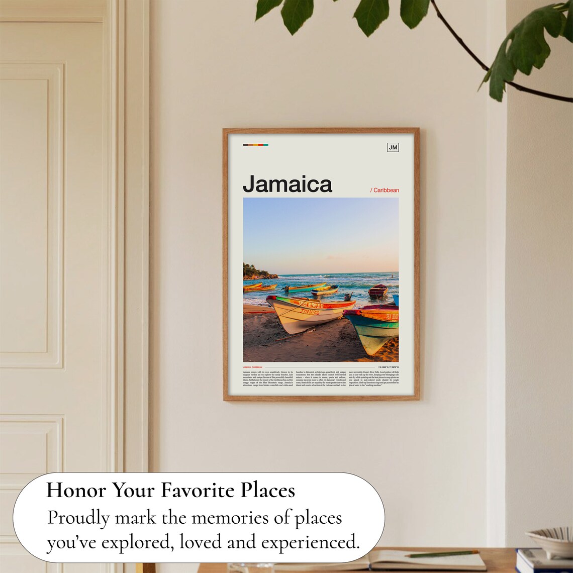 Jamaica Travel Poster, World & Cultural Art - Image 5