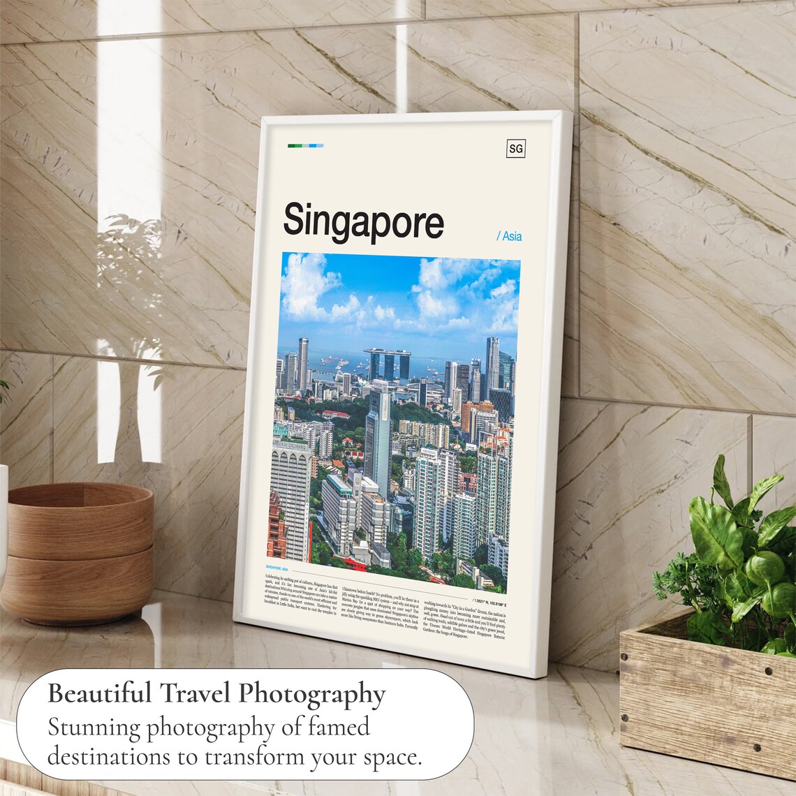 Singapore Photography Travel Poster - Image 4