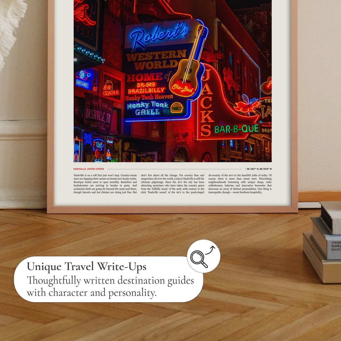 Nashville Travel Poster, Tennessee Wall Art - Image 2