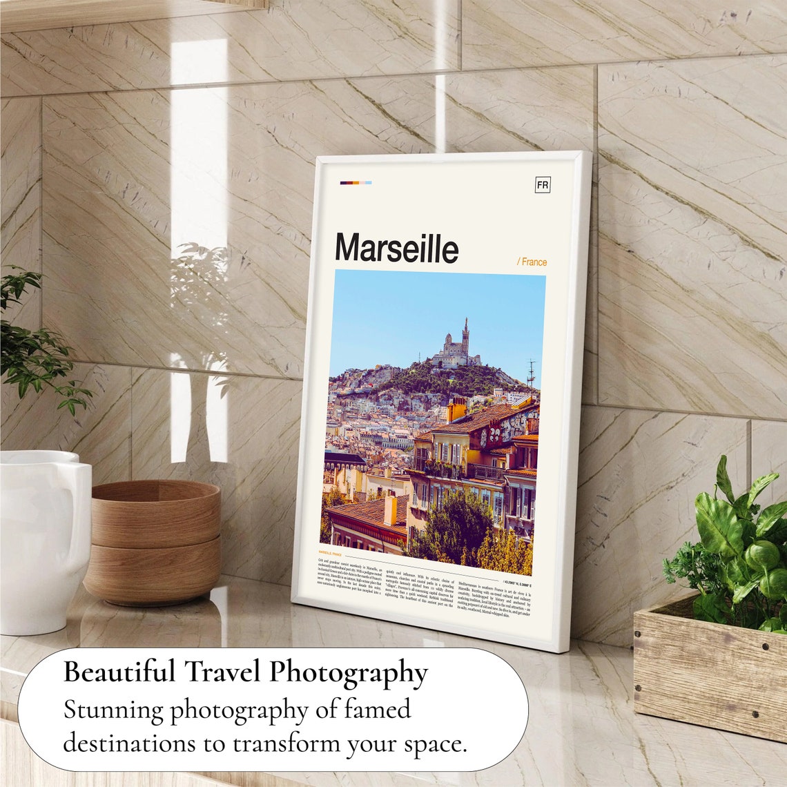 Marseille Print Marseille Poster Marseille Wall Art Marseille Art Print Marseille Artwork Marseille Photo Marseille France France Art - Image 4
