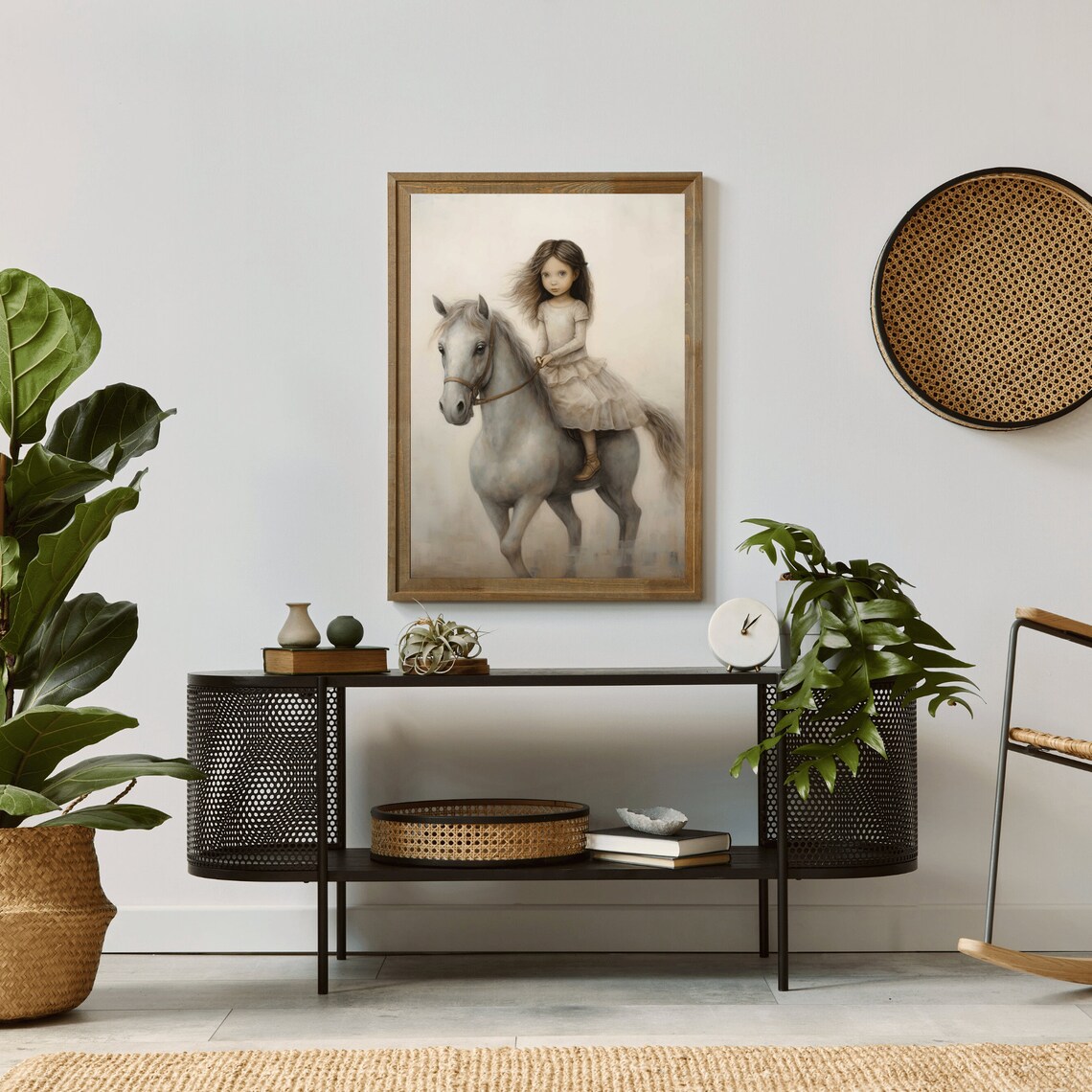 Vintage Horse Nursery Wall Art, Equestrian Decor - Image 2