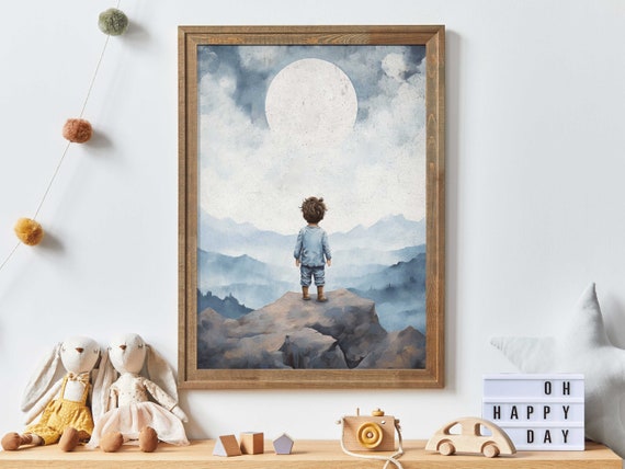 Boy Adventure Nursery Decor Nursery Adventure Print Adventure Toddler Decor Boys Room Art Nature Wall Art Kids Wall Art Kids