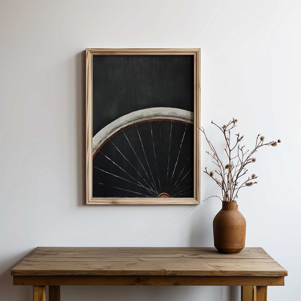 Minimalist Bicycle Art Print, Vintage Retro Bike - Image 2