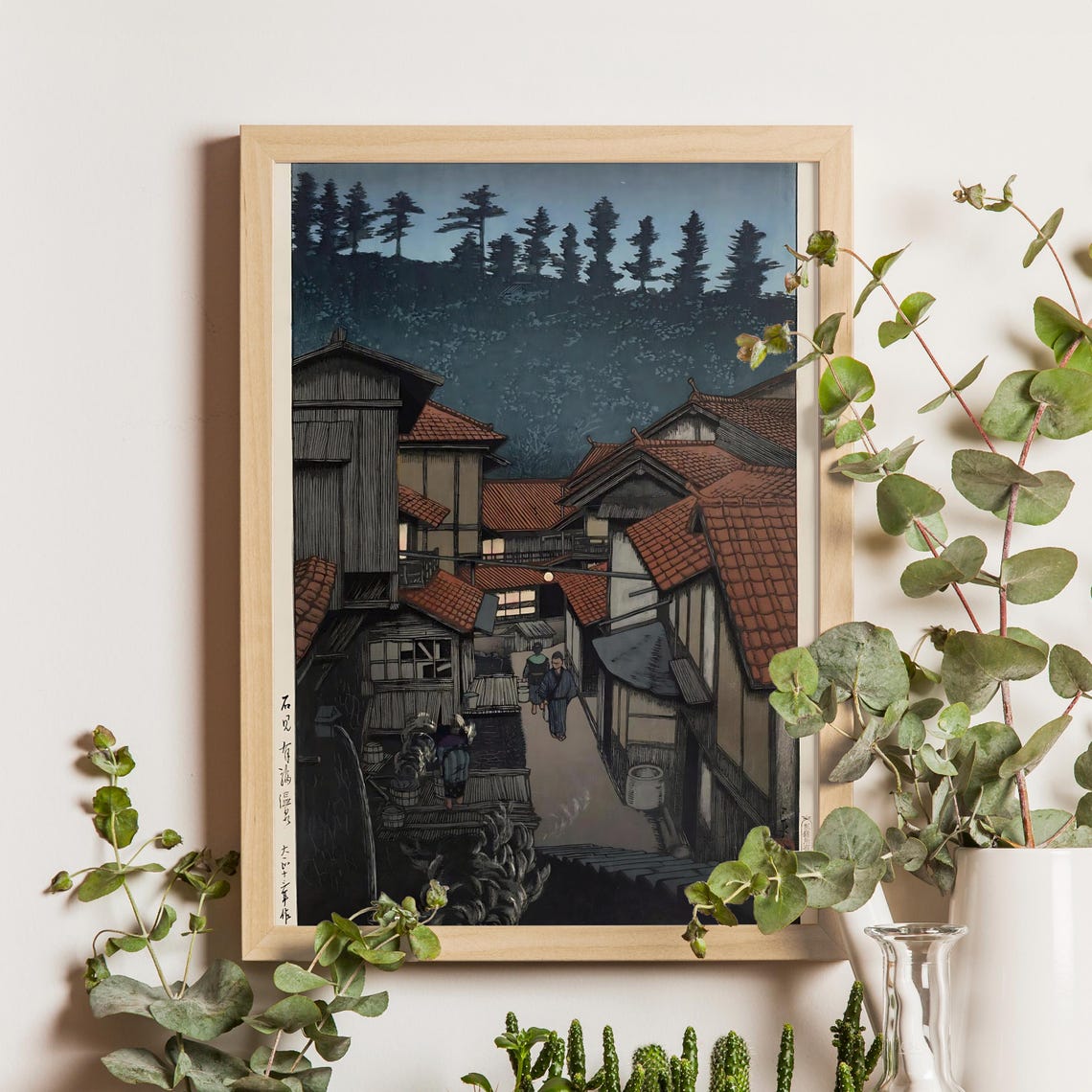 Arifuku Hot Springs Kawase Hasui 1930s Iwami Onsen Travel Art Print Traditional Japanese Landscape Collectible Wall Vintage Decor