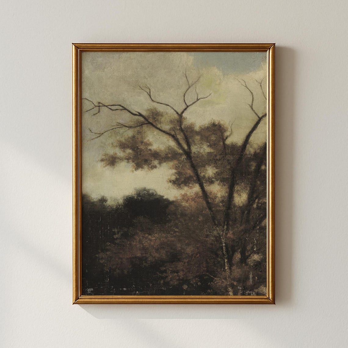 Vintage Tree Landscape Print Living Room Decor Collected Prints Cpp060