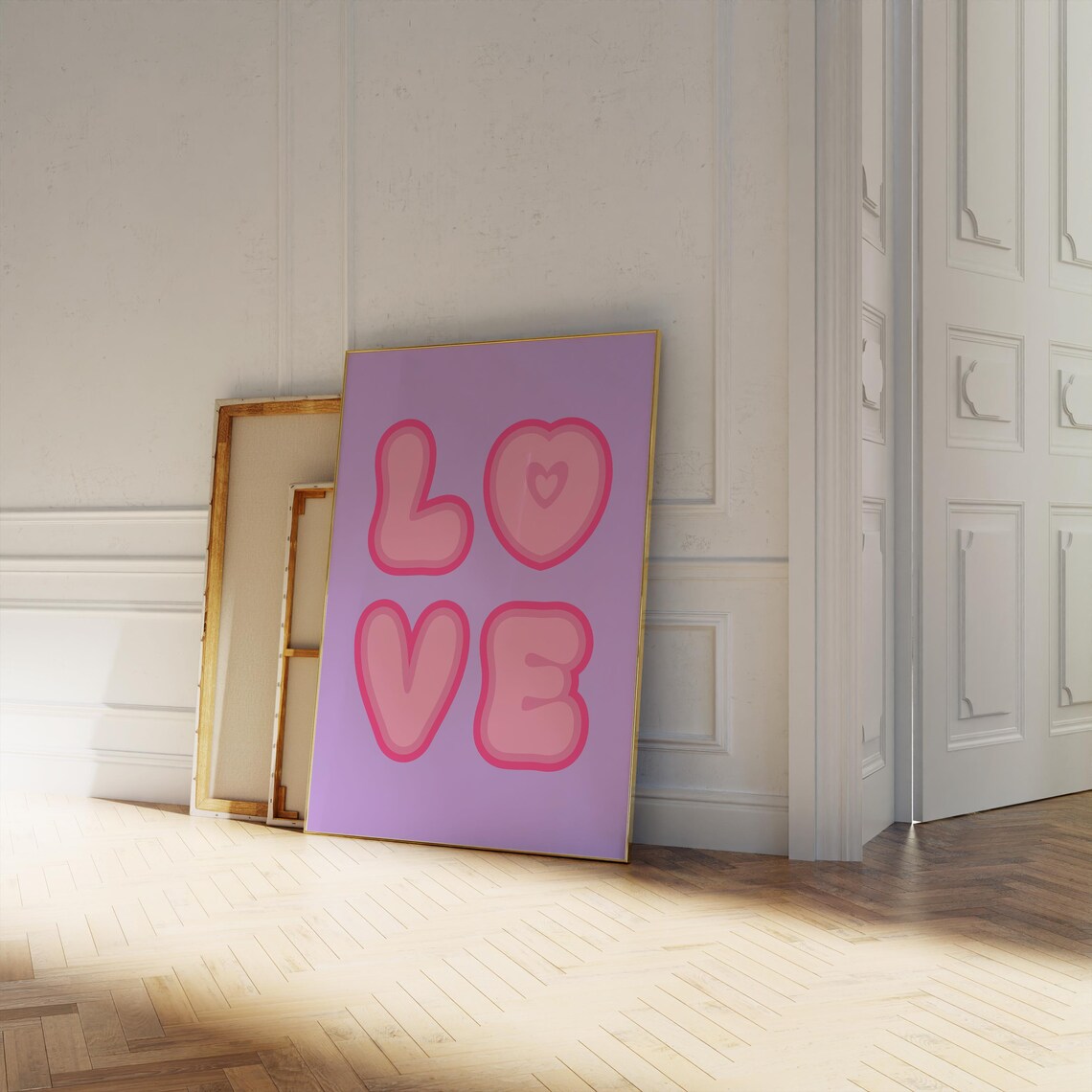 Love Trendy Valentine Minimalist Art Print - Image 3
