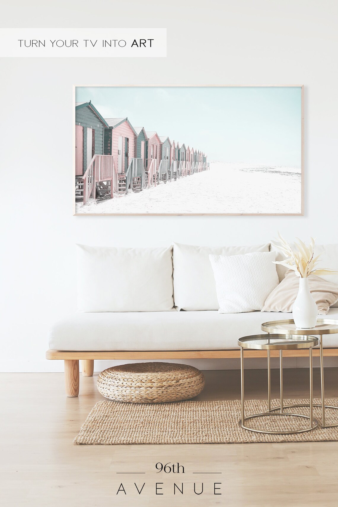 Beach Art Poster, Coastal Ocean Wall Decor - Image 2