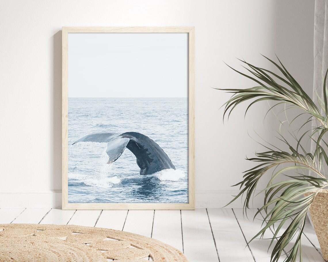 Humpback Whale Ocean Wall Art Print - Image 2