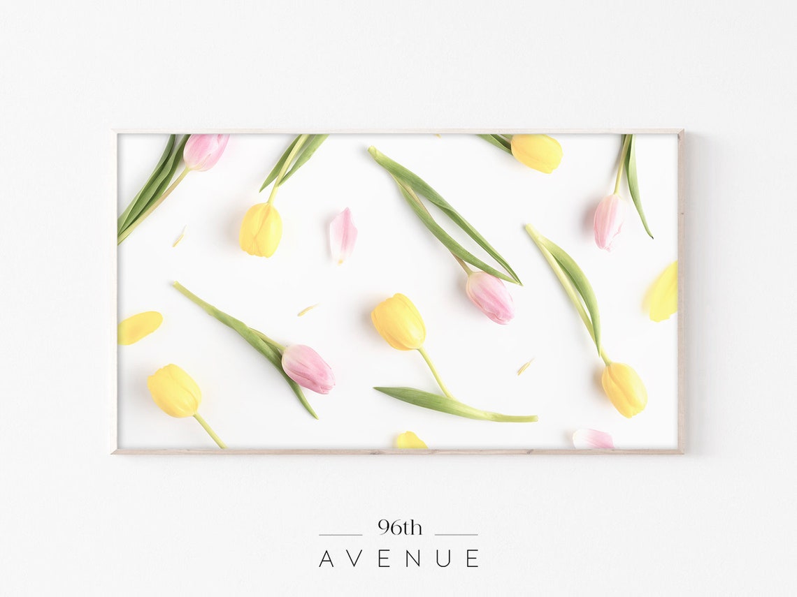 Spring Flowers Art For TV