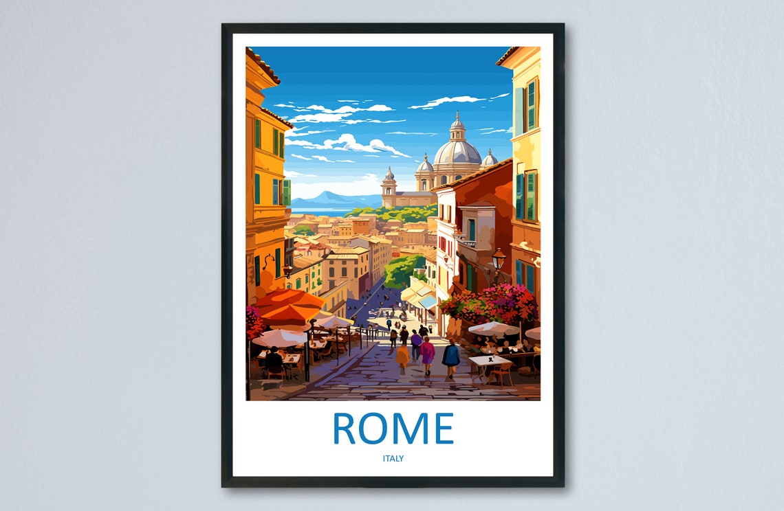 Rome Travel Print For Art Lovers Poster