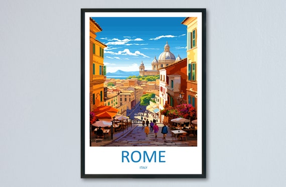 Rome Travel Print For Art Lovers Poster