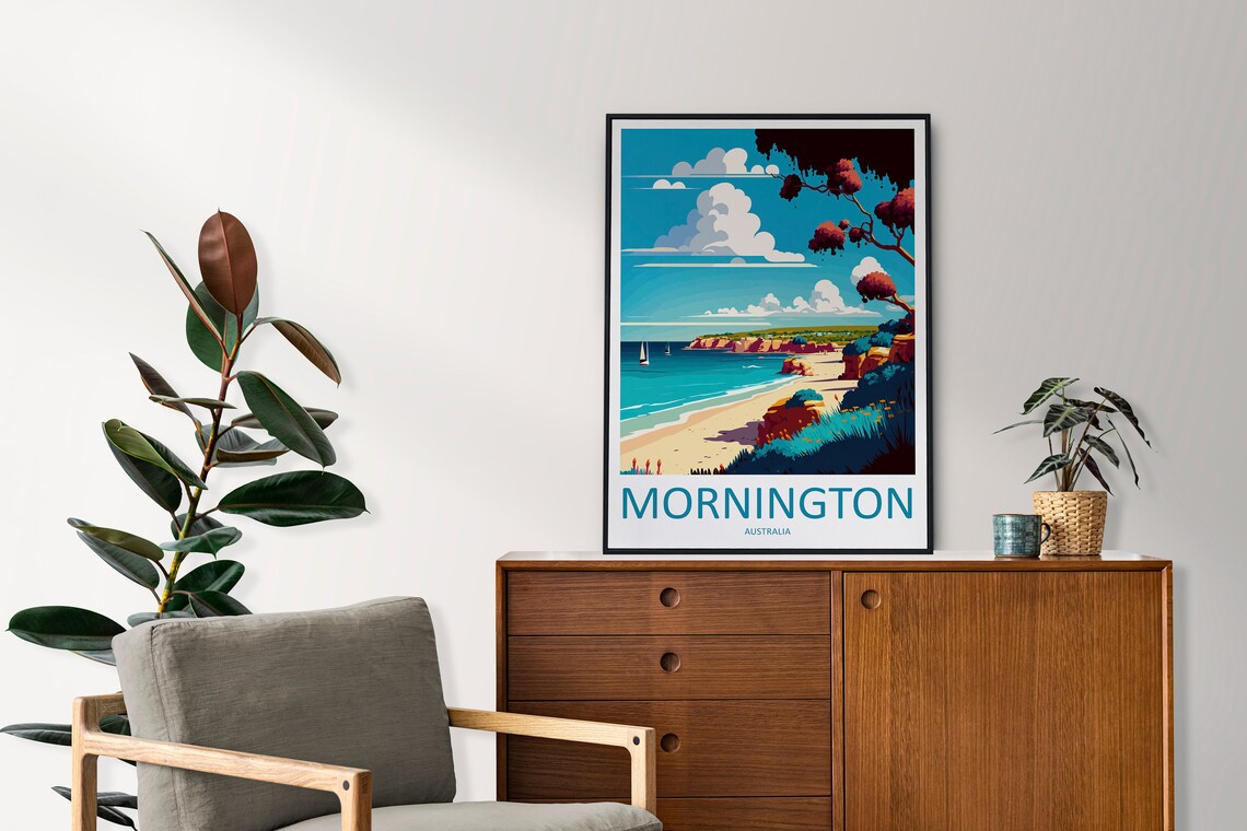 Mornington Peninsula Travel Poster, Australia Wall Art - Image 2