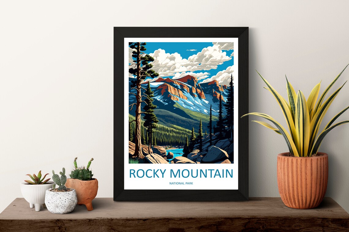 Rocky Mountain National Park Home Dcor Art Print - Image 3