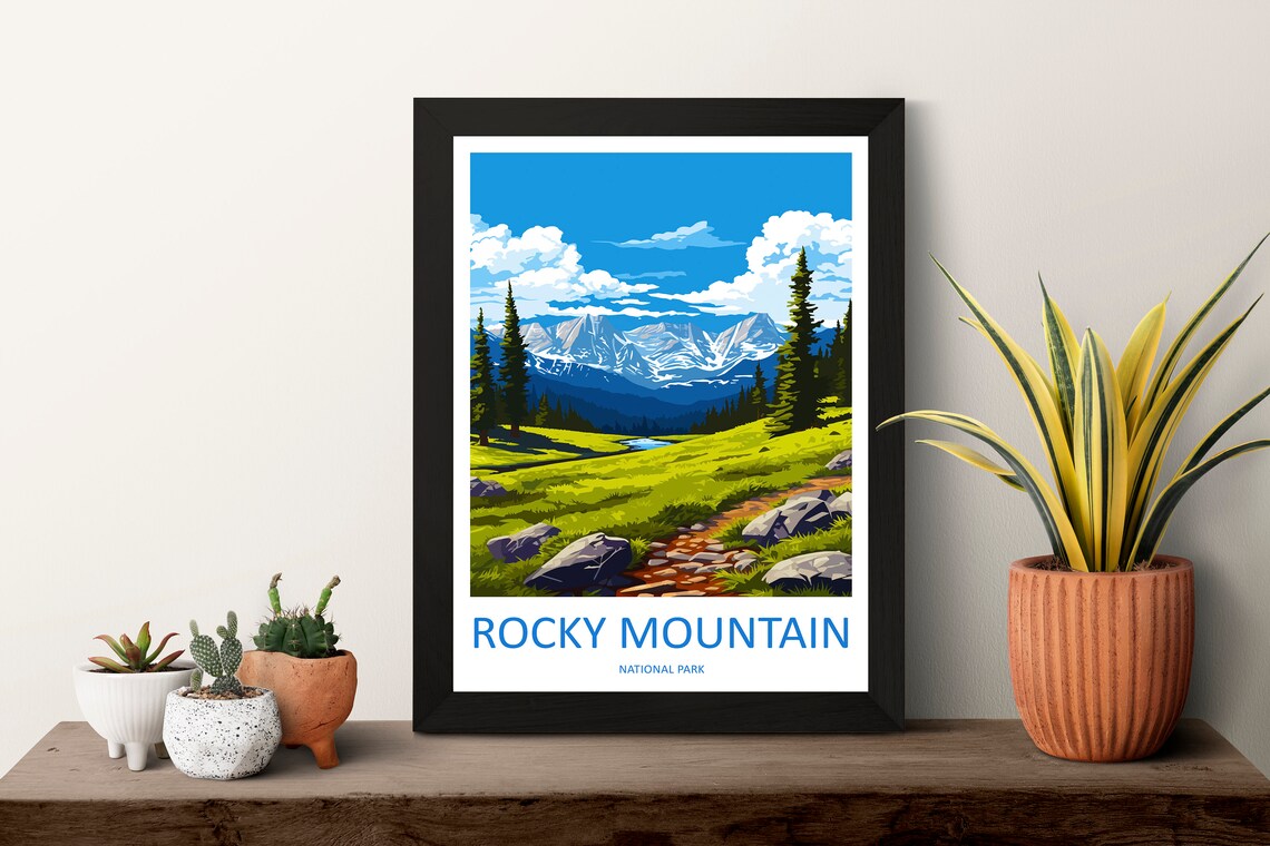 Rocky Mountain National Park Home Decor Poster - Image 3
