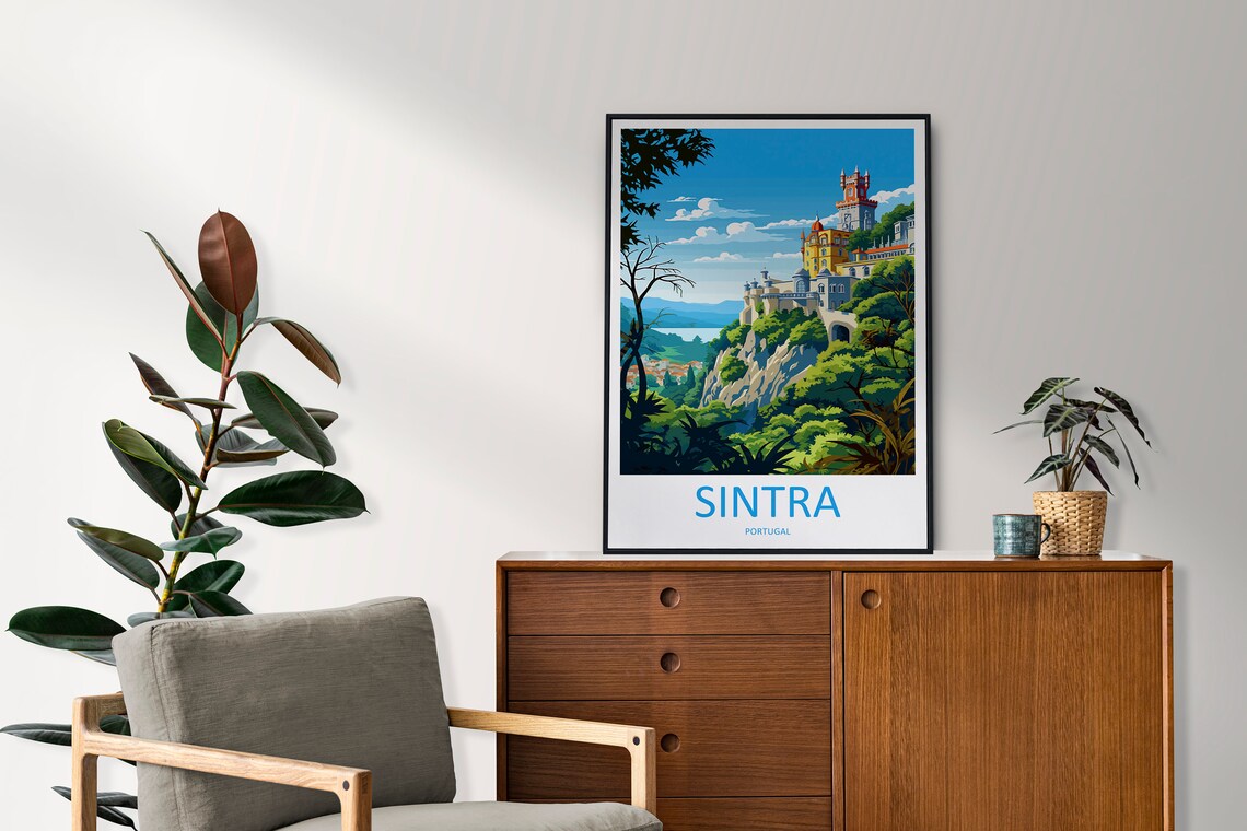 Sintra Travel Poster, Portugal Wall Decor - Image 2