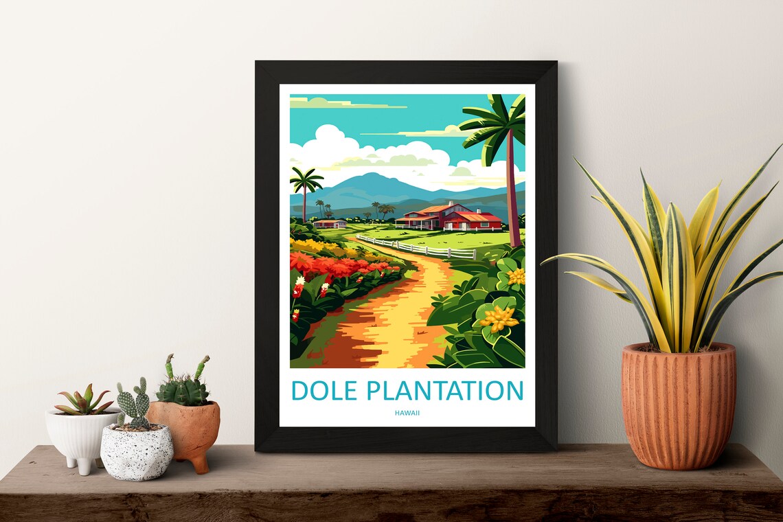 Dole Plantation Travel Poster, Hawaii Place Print - Image 3