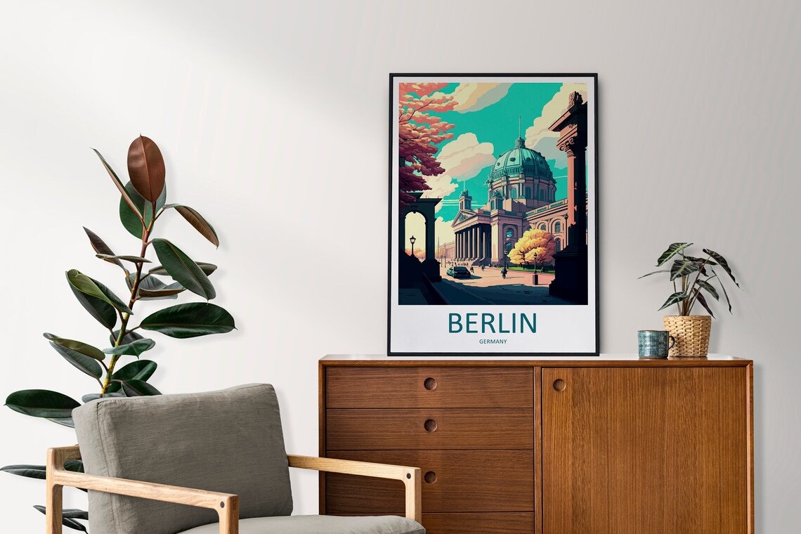 Berlin Travel Poster, Germany Wall Decor - Image 2