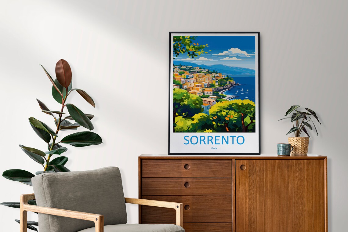 Sorrento Travel Print, Italy Wall Art Poster - Image 2