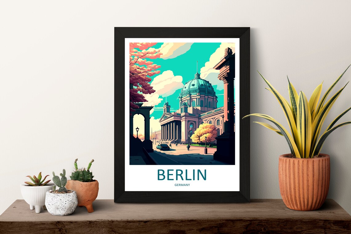 Berlin Travel Poster, Germany Wall Decor - Image 3