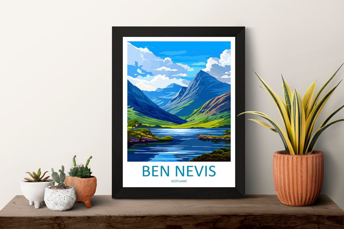Ben Nevis Travel Wall Art Print - Image 3