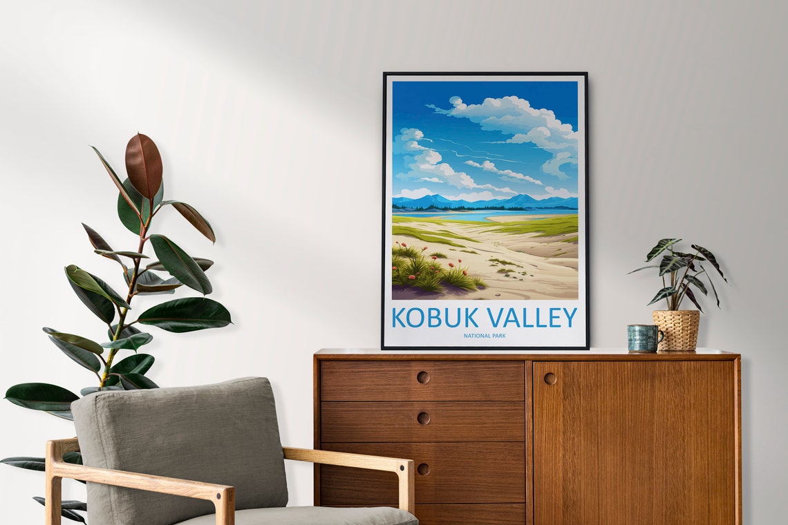 Kobuk Valley National Park Alaska Arctic Sand Dunes Travel Poster - Image 2