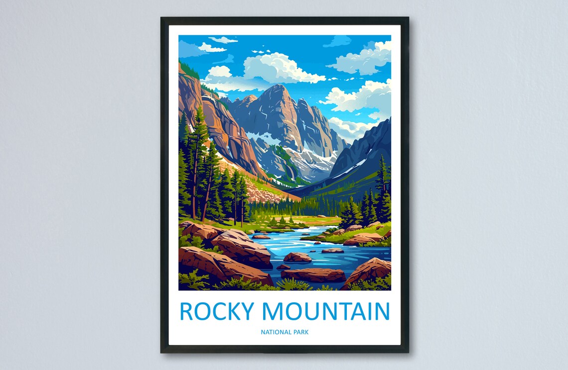 Rocky Mountain National Park Wall Art Print