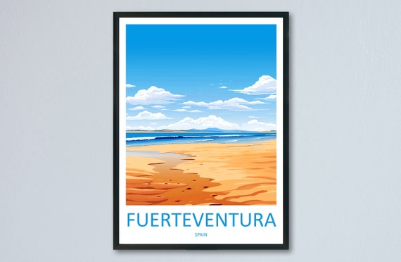 Fuerteventura Home Dcor Travel Poster