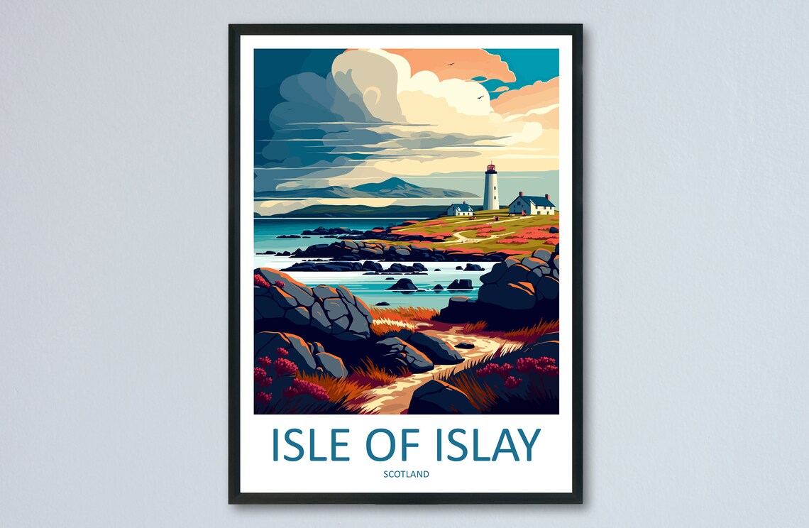 Isle Of Islay Home Decor Travel Poster