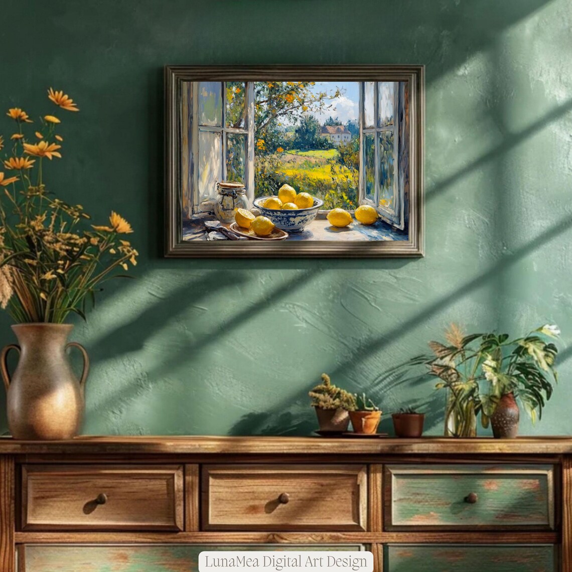 Vintage Lemon Still Life Kitchen Art Print - Image 3