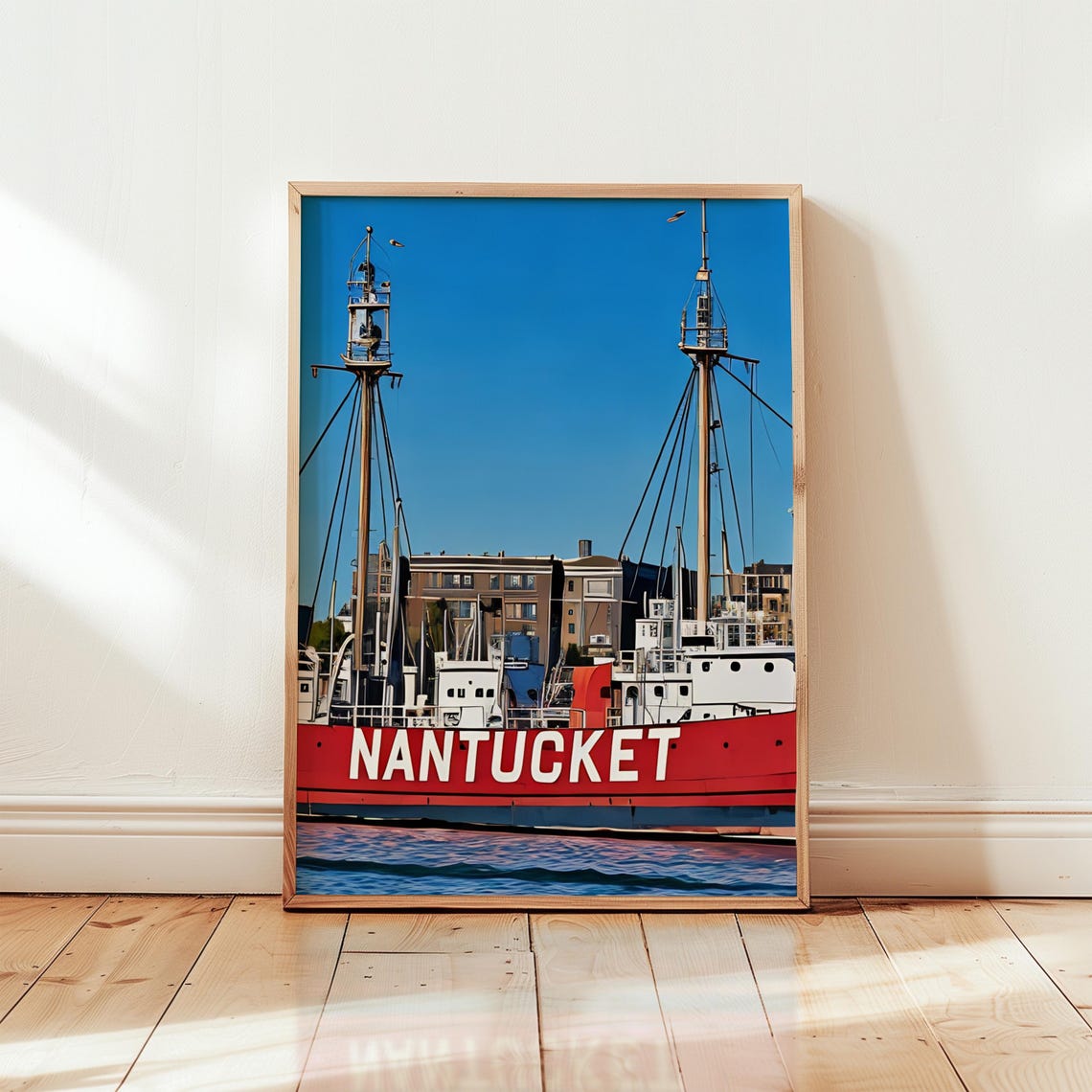 Nantucket Watercolor Art Nantucket Wall Art Nantucket Painting Nantucket Artwork Travel Poster Print Nantucket Art Print Nantucket