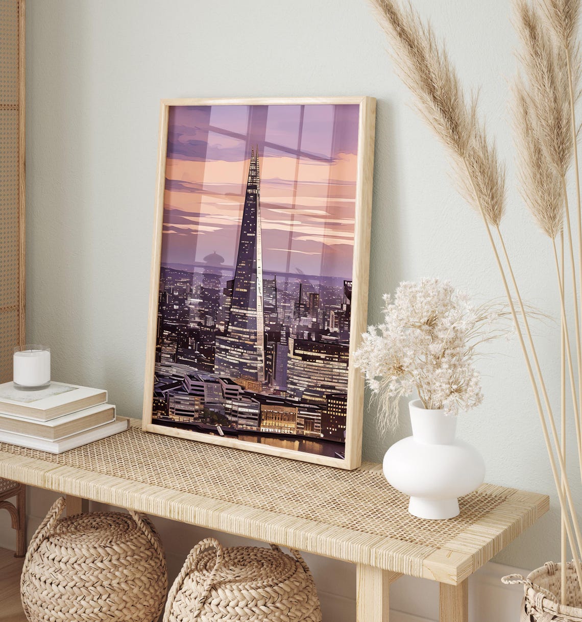 London Art Print London Wall Art Watercolor Art Painting London Gift London Poster Travel Poster Print London Artwork - Image 2