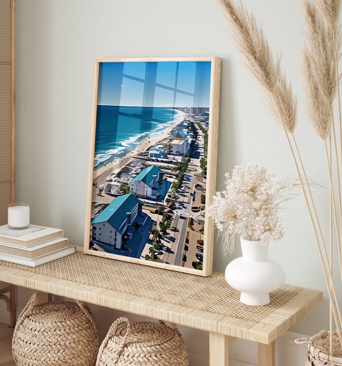 Destin Art Print Destin Wall Art Watercolor Art Painting Destin Gift Destin Poster Travel Poster Print Destin Artwork - Image 2