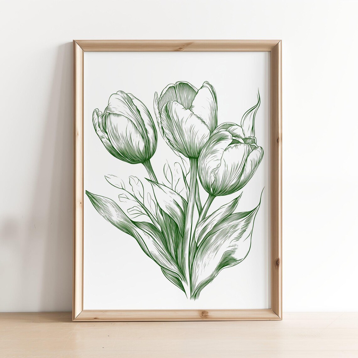 Vintage Flower Art Print, Floral Wall Art - Image 4
