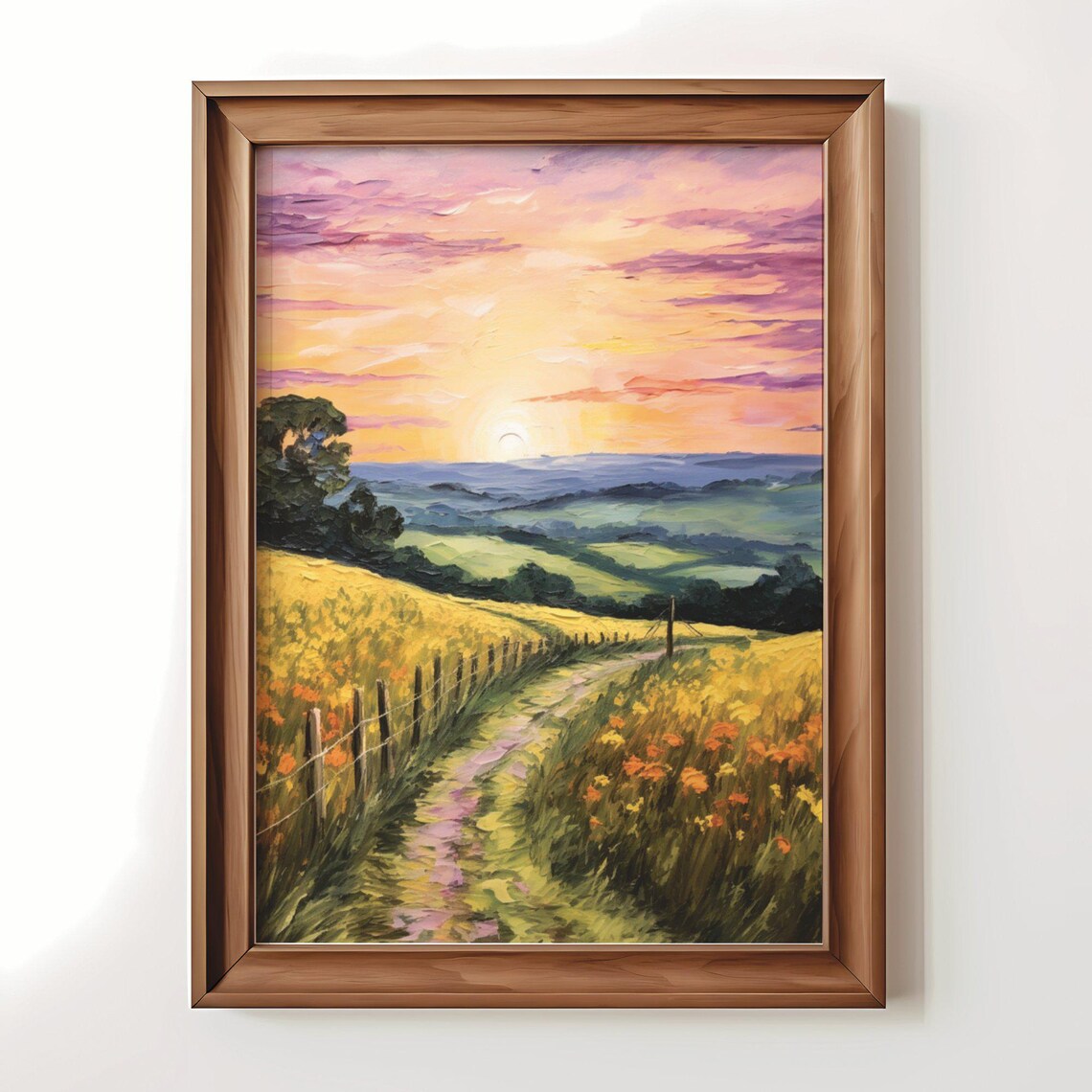 French Countryside Farmhouse Vintage Art Print - Image 3