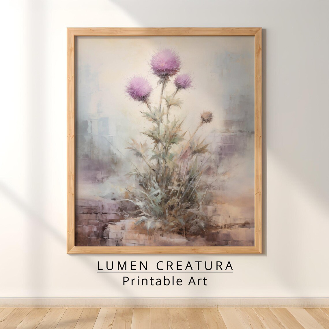 Thistle Art Decor, Farmhouse Vintage French Countryside