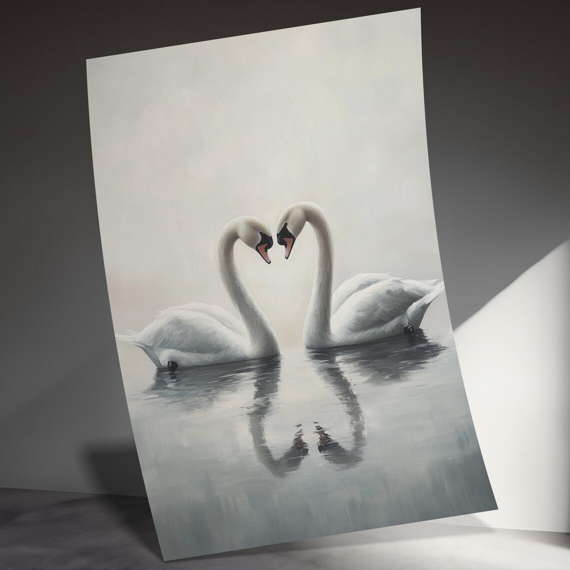 Swan Vintage Farmhouse Nursery Art Print - Image 3