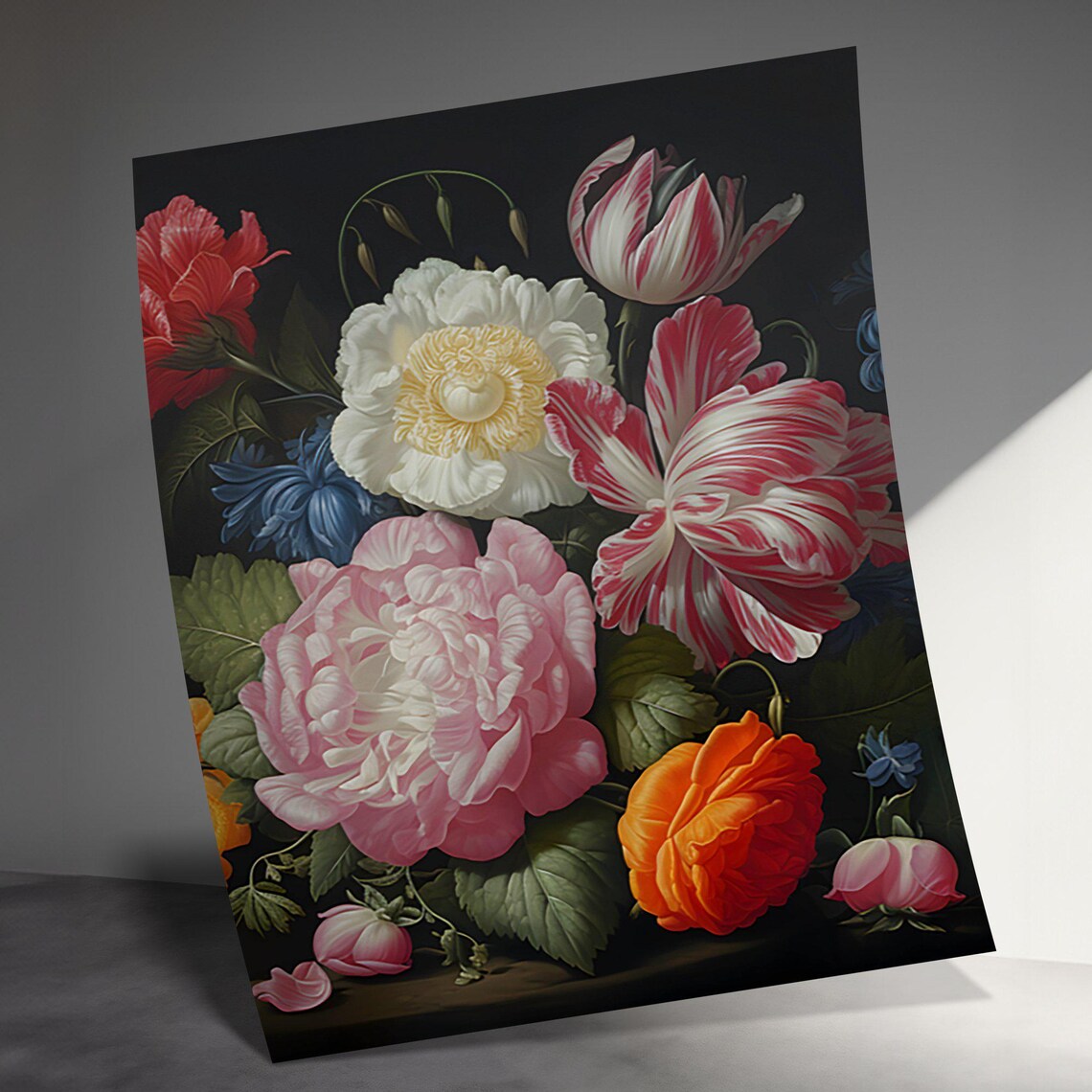 Vibrant Floral Bouquet, Nature Inspired Art Print - Image 2